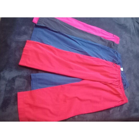 Vtg 90s Y2K Baby Phat Scrub Pants Lot Of 4 Pull On Mid Rise Women's Sz M Work - Picture 2 of 16